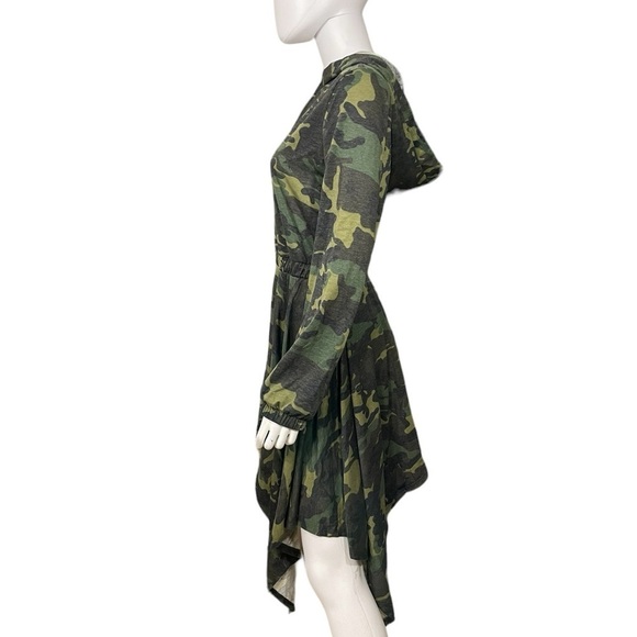 Long Sleeve Camouflage Hoodie asymmetrical Full Zip Jacket Dress
New - Picture 4 of 14